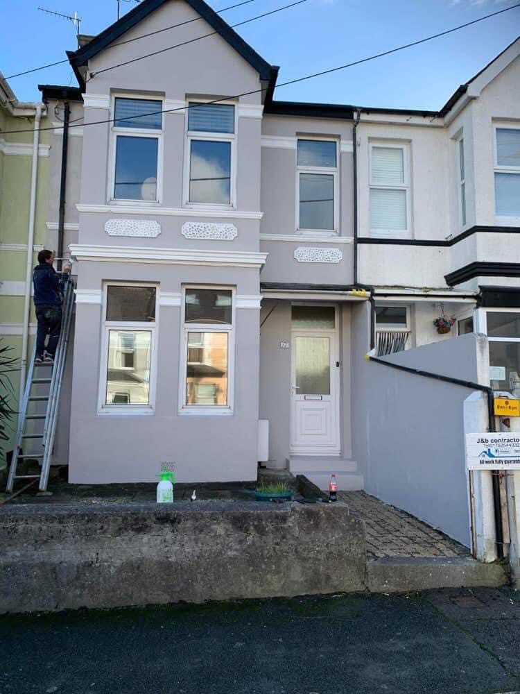 Completed roof replacement project in St Just
